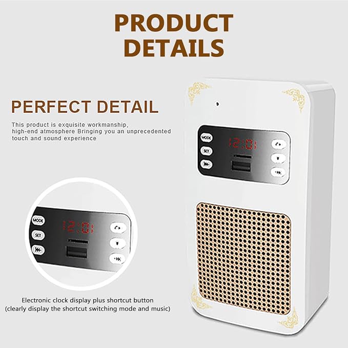 Quran speaker remote control light wall mounted music player, remote control with APP function