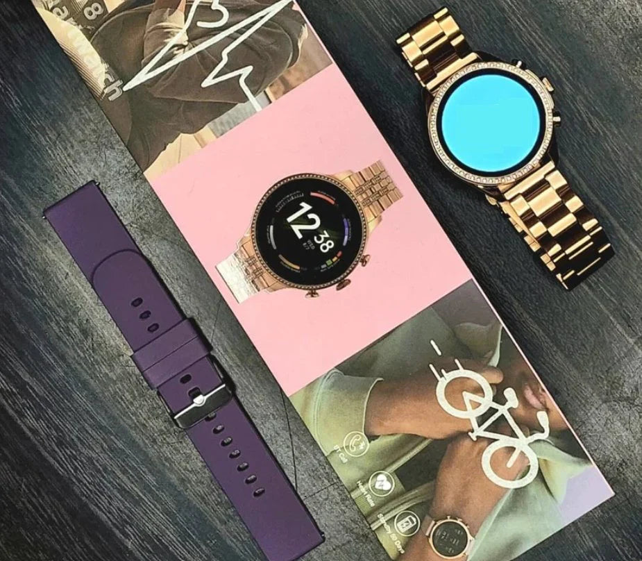 ساعة ذكية مستديرة